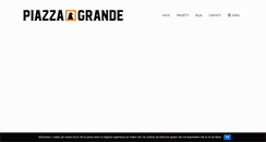 Desktop Screenshot of piazzagrande.it